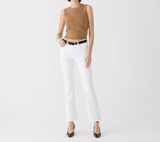 J.Crew - Calça Jeans Curta Demi-boot 9"