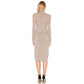 Autumn Cashmere - Cold Shoulder Turtleneck Cashmere Sweater Dress
