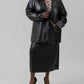 Good American - Better Than Leather Long Sleeve Blazer - Plus