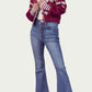 &Merci - HEART BUTTON-FRONT CARDIGAN