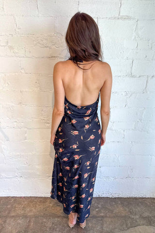 Astr - Morrigan Ruffle Trim Halter Dress