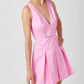 Baby Pink - Leyla Sleeveless Skater Dress
