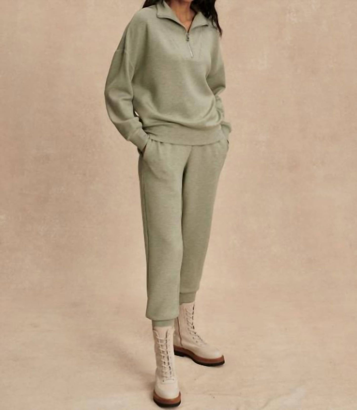 Varley - Hawley Half Zip Sweatshirt Top