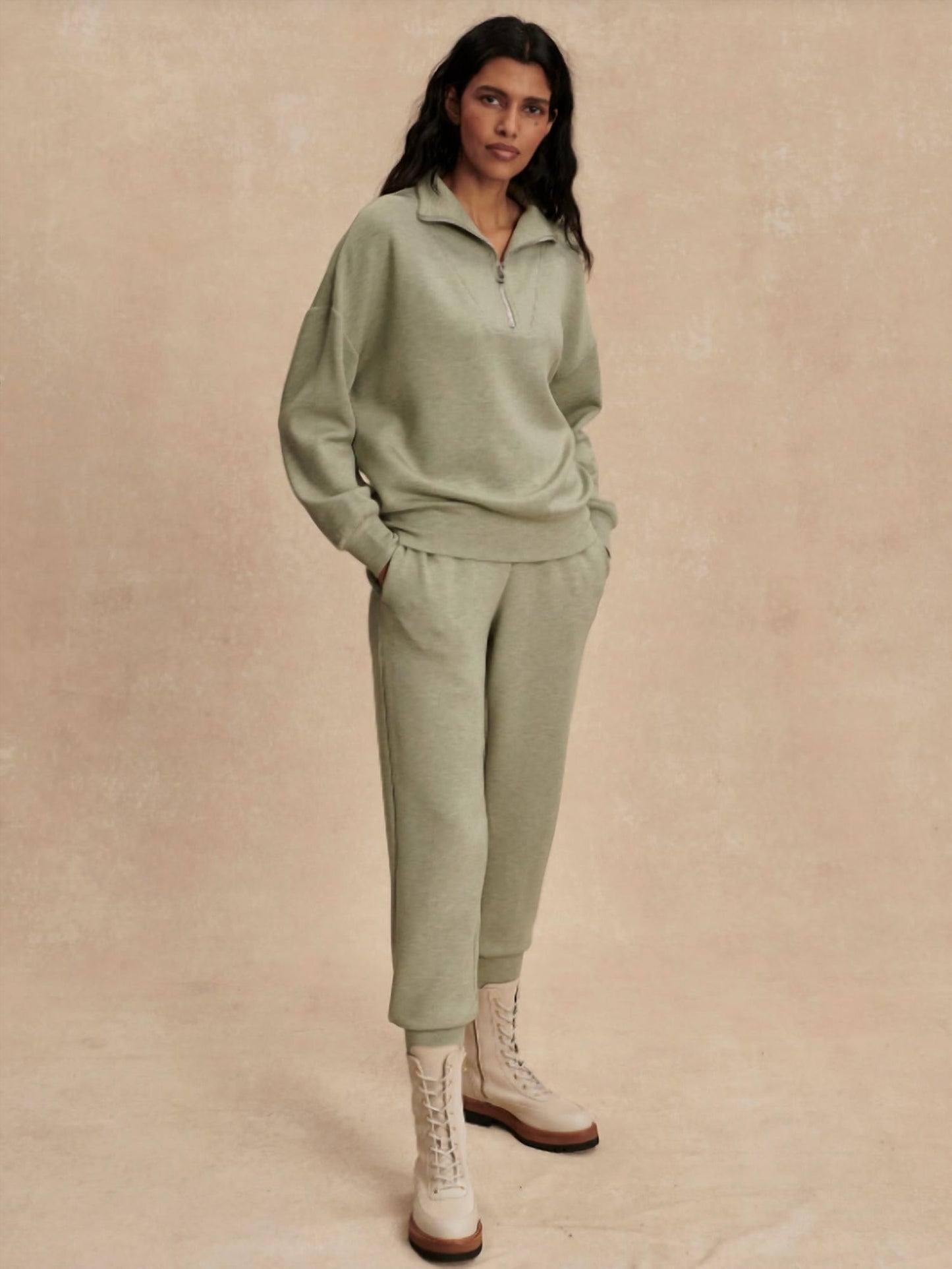 Varley - Hawley Half Zip Sweatshirt Top