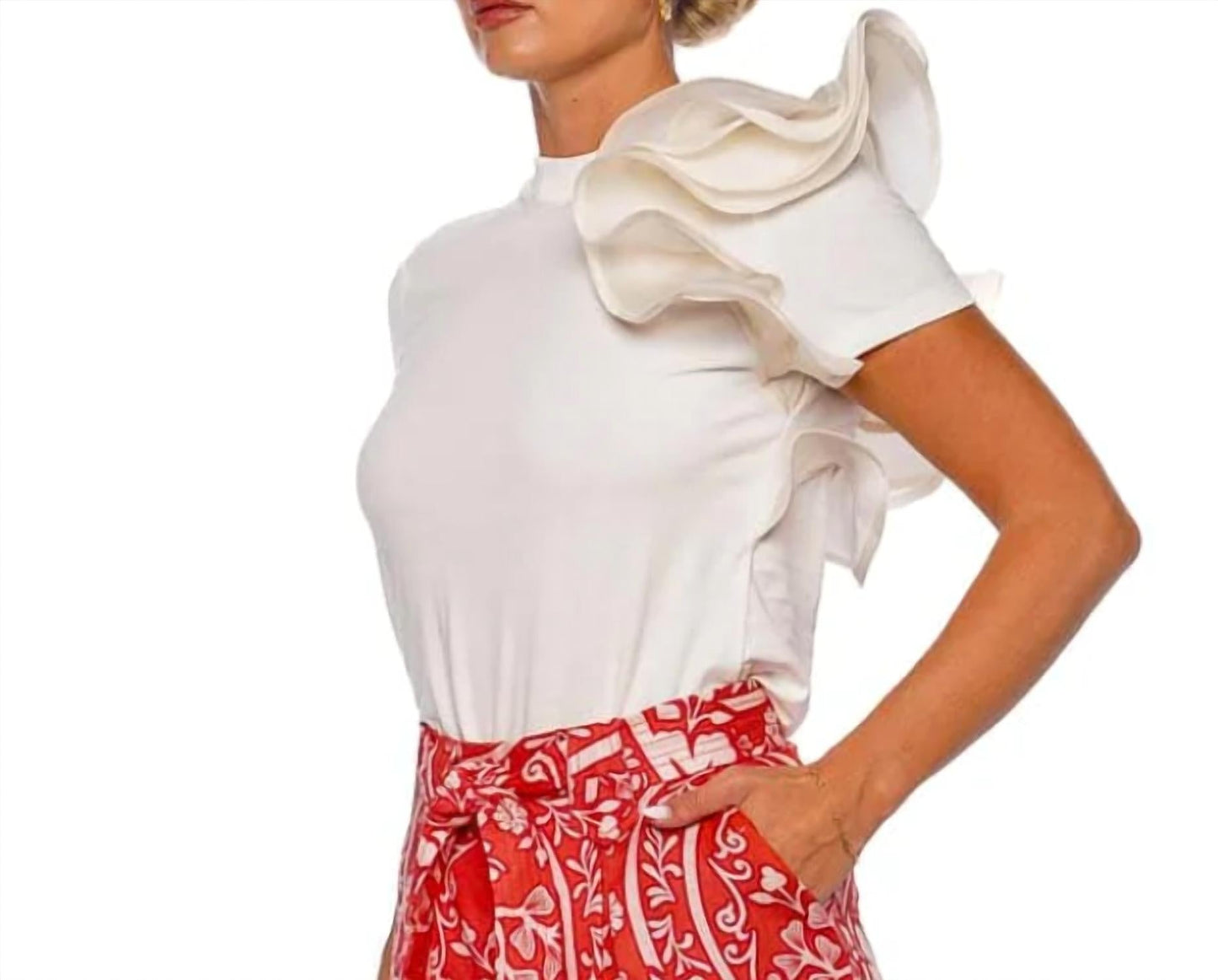 Andres Otalora - Barichara Ruffled T-shirt