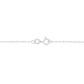 AGS Certified 10K White Gold 1/5 Cttw Bezel Set Round Diamond Solitaire 16-18" Adjustable Pendant Necklace (H-I Color, SI1-SI2 Clarity)