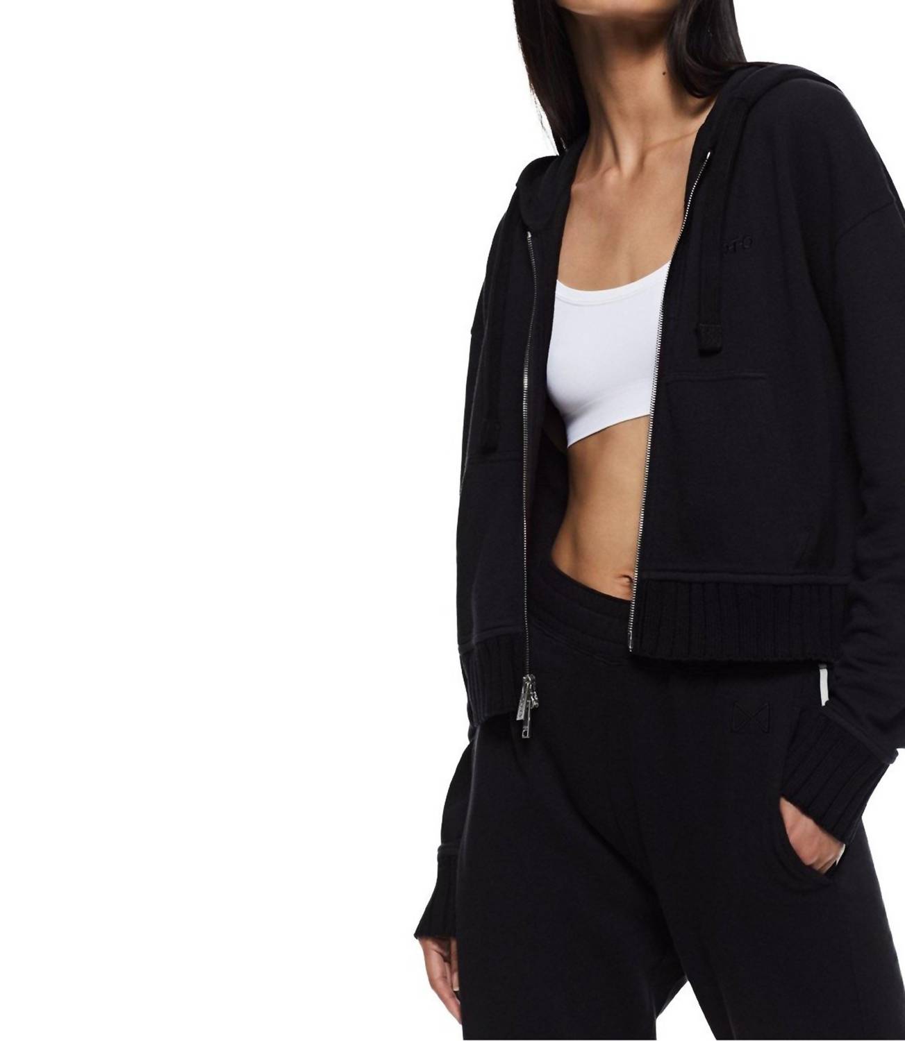 On This Day - Cropped Zip Hoodie