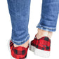 Gypsy Jazz - Women's Plaid Along Sneakers