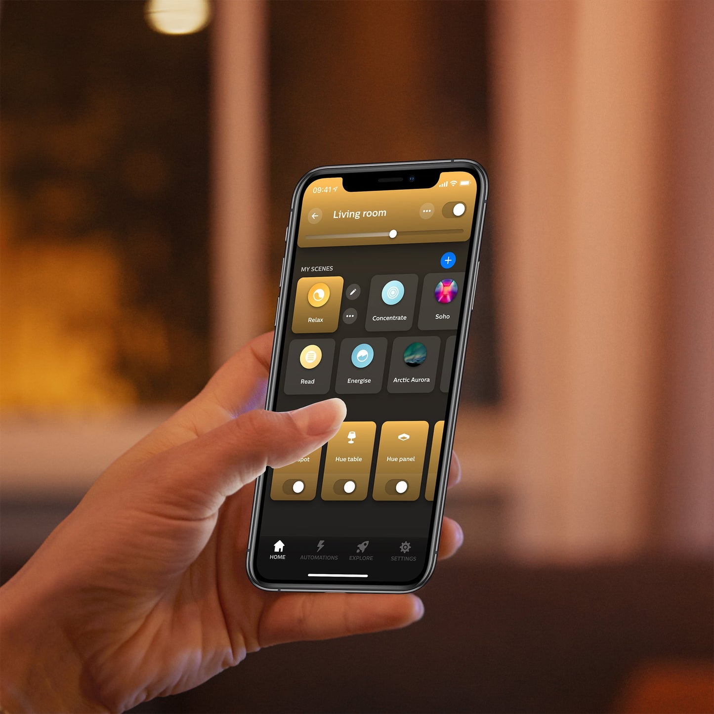 Philips - Lâmpada LED inteligente Hue A19 Bluetooth 75 W, branca, tamanho único