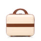 14'/20' 2-Piece ABS Spinner Wheel Luggage Set (Beige)