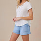 Bella Dahl - Women's Short Sleeve Henley Tee