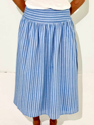 Needii - Mina Striped Midi Skirt