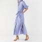 Ann Mashburn - Maxi Tie-waist Shirtdress