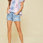 Andree By Unit - Floral Flutter Sleeve Blouse