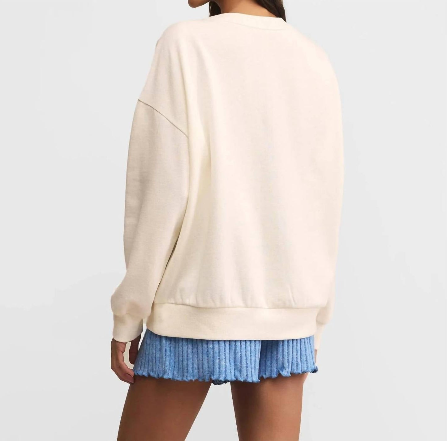 Z Supply - Mama Knit Denim Sweatshirt