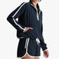 Beyond Yoga - Course Contrast Half Zip Pullover Sweatshirt