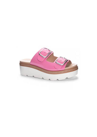 Chinese Laundry - Women's Buckled Platform Wedge Sandal