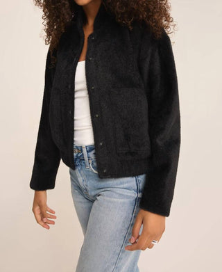 Z Supply - JAQUETA BOMBER DE MALHA LEX SWEATER