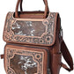 American Darling - Women's Leather Hair On Hide Backpack