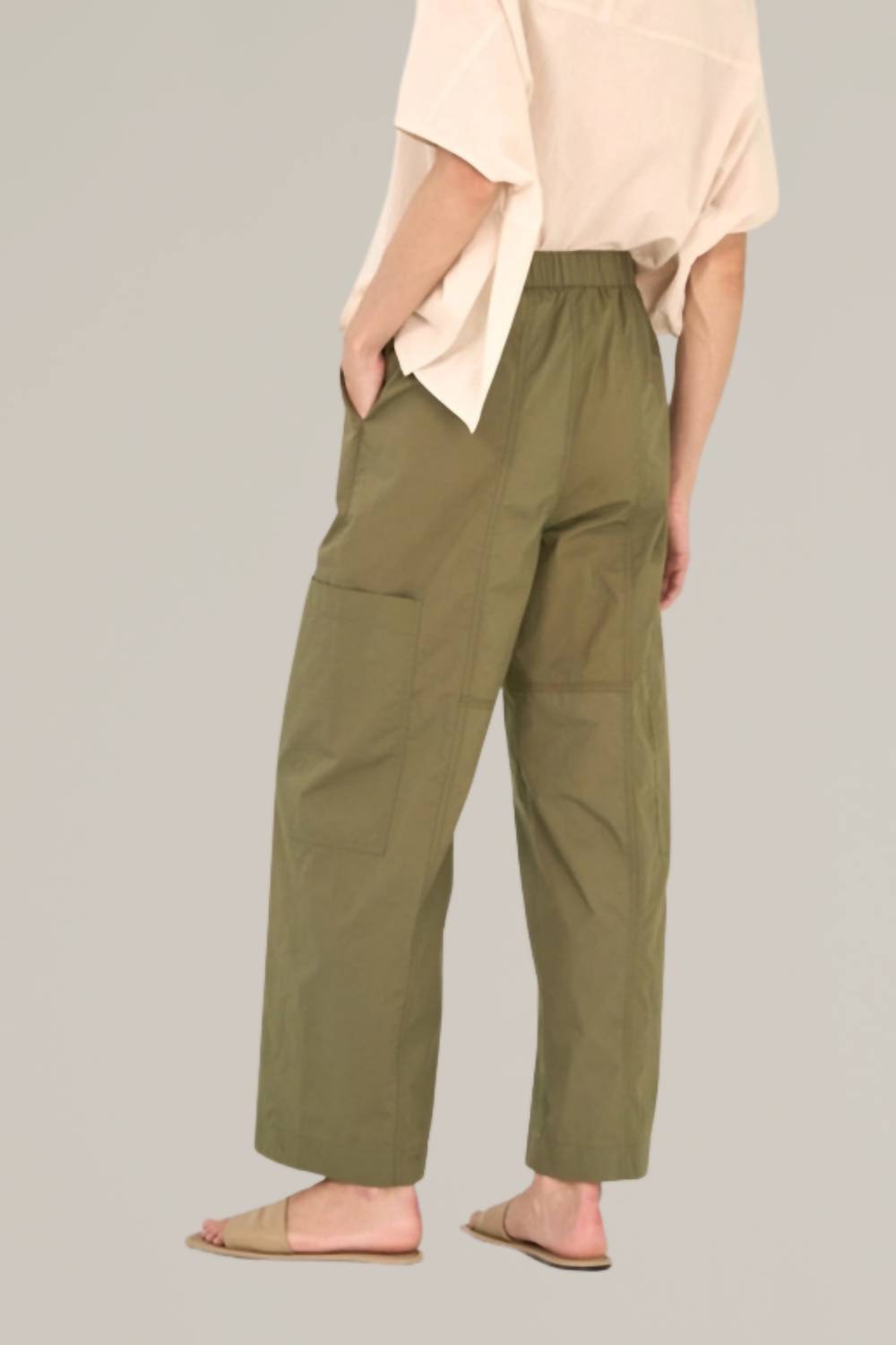 Grade & Gather - Cotton Pull-On Cargo Pants