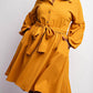 The Curve La - Plus Size Button Front Fit And Flare Dress With Pockets