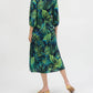 Joseph Ribkoff - Tropical Print V-neck Midi Dress
