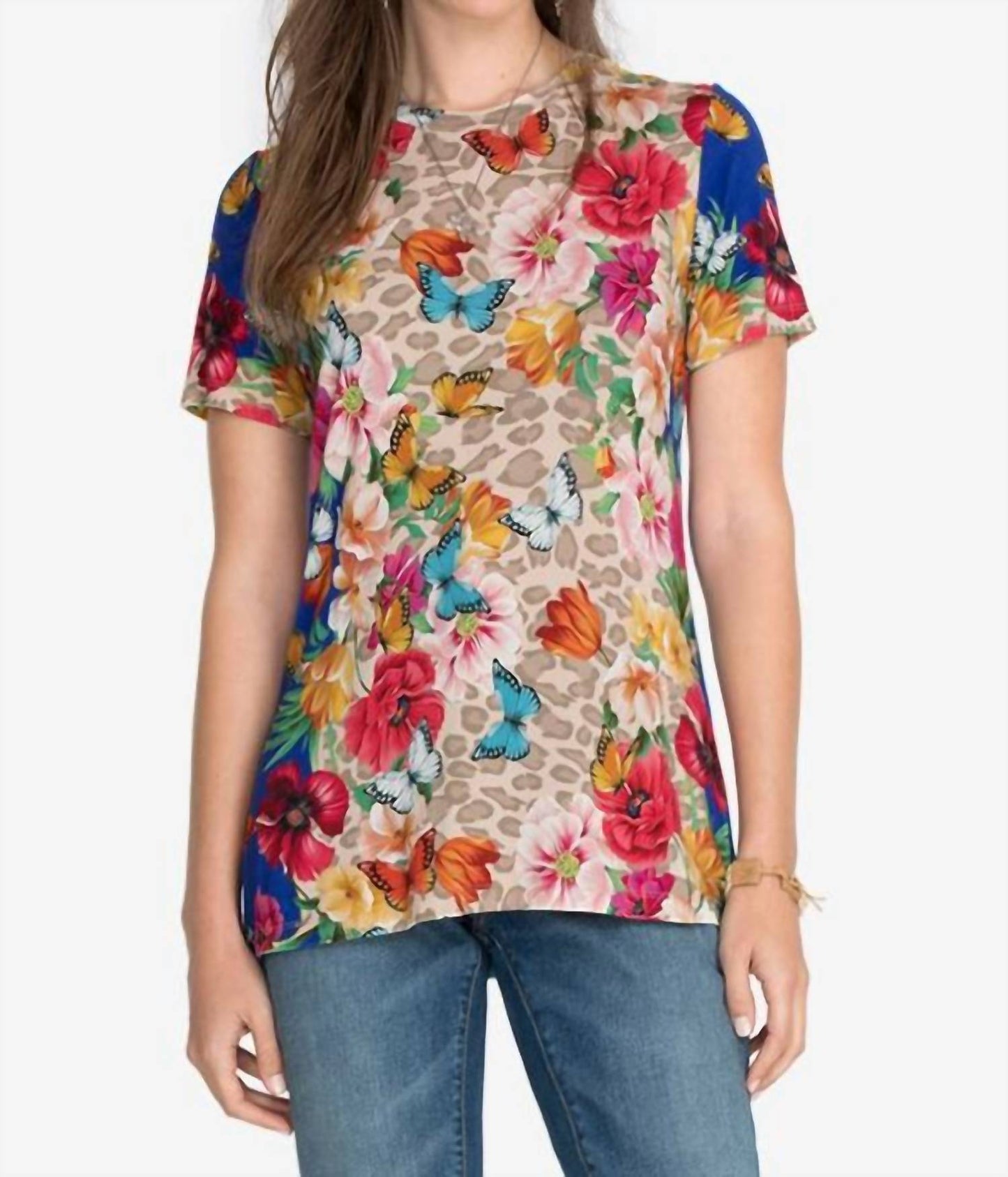 Johnny Was - Janie Swing Tee - Mayflower
