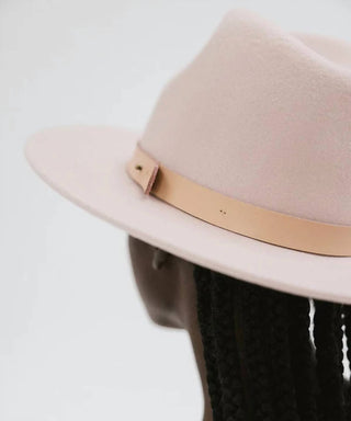 Gigi Pip - Shiloh Summer Fedora Hat With Leather Band
