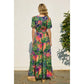 Dress Forum - Make Waves Plunging Tiered Maxi Dress