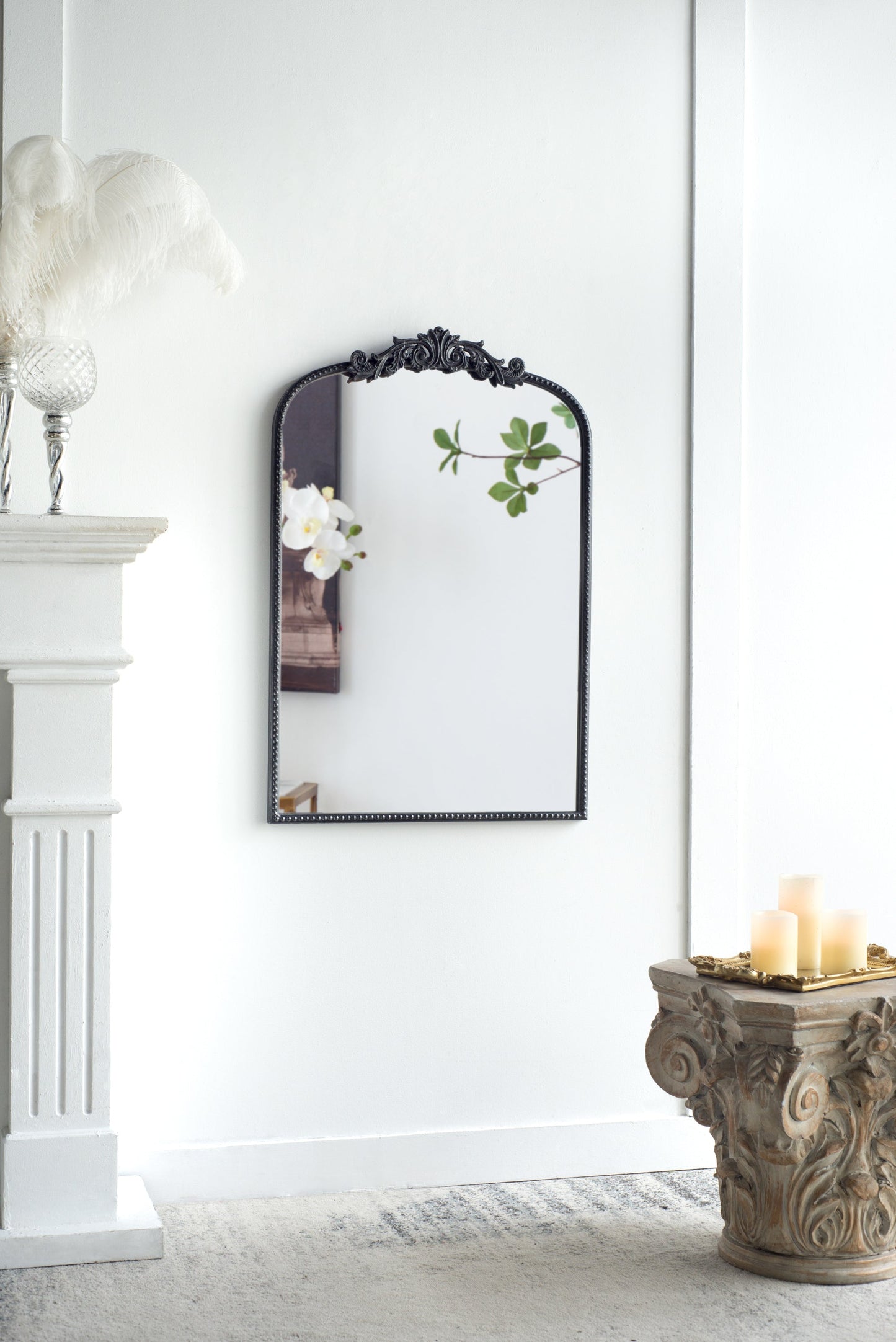 The Baroque Ébonisé™ Grand Wall Mirror