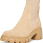 Steve Madden - Women's Hayle Lug Heel Pull On Rounded Toe Fashion Ankle Boots