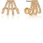 Ettika - Women's Glisten Wing Pave Earrings