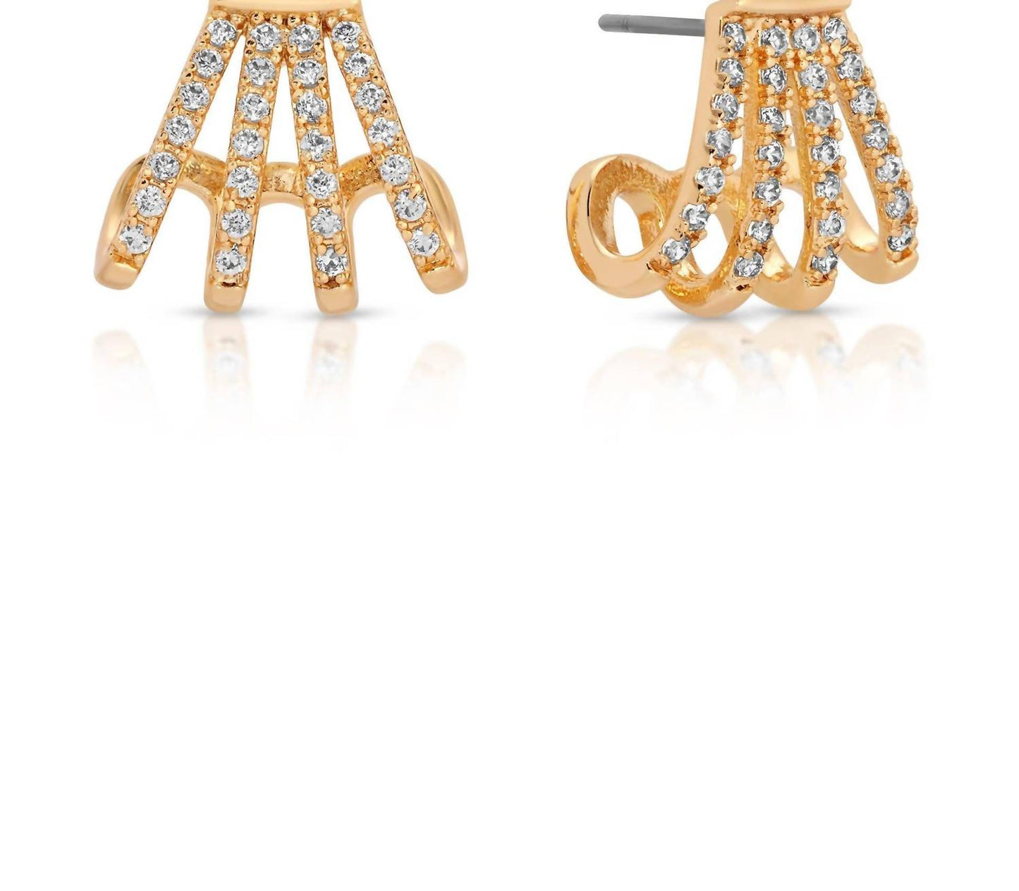 Ettika - Women's Glisten Wing Pave Earrings