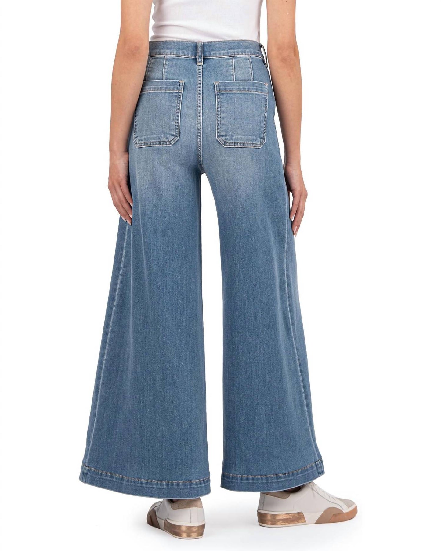 Kut From The Kloth - Goldie High Rise Super Wide Leg Jeans
