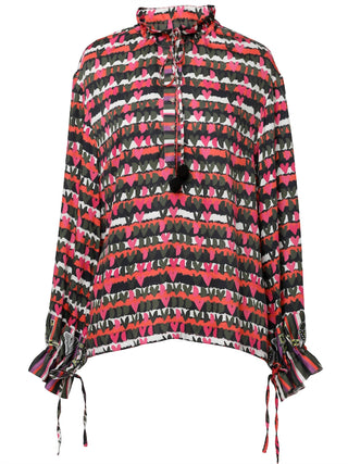 Emily Lovelock - Blusa Estampada Esther Hearts