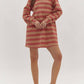 Entro - Tunic Striped Mini Dress