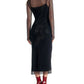 Elan - Long Sheer Sleeve Dress
