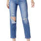 Risen - High Waist Relaxed Jeans