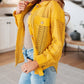 Very J - Sweeter Than Nectar Lace Button Down