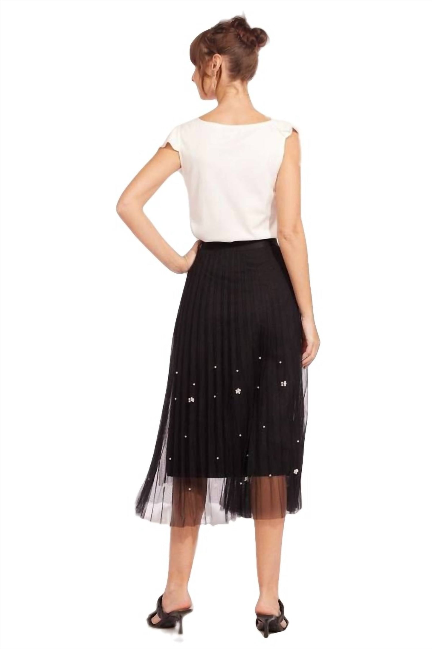 Eva Franco - Lila Pearl Tulle Skirt