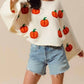 So Me - Pretty Pumpkin Halloween Thanksgiving Sweater Top