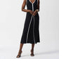 Joseph Ribkoff - V-neck Sleeveless Maxi A-line Dress
