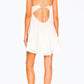 For Love & Lemons - JODI FLORAL-EMBROIDERED EYELIT MINI DRESS