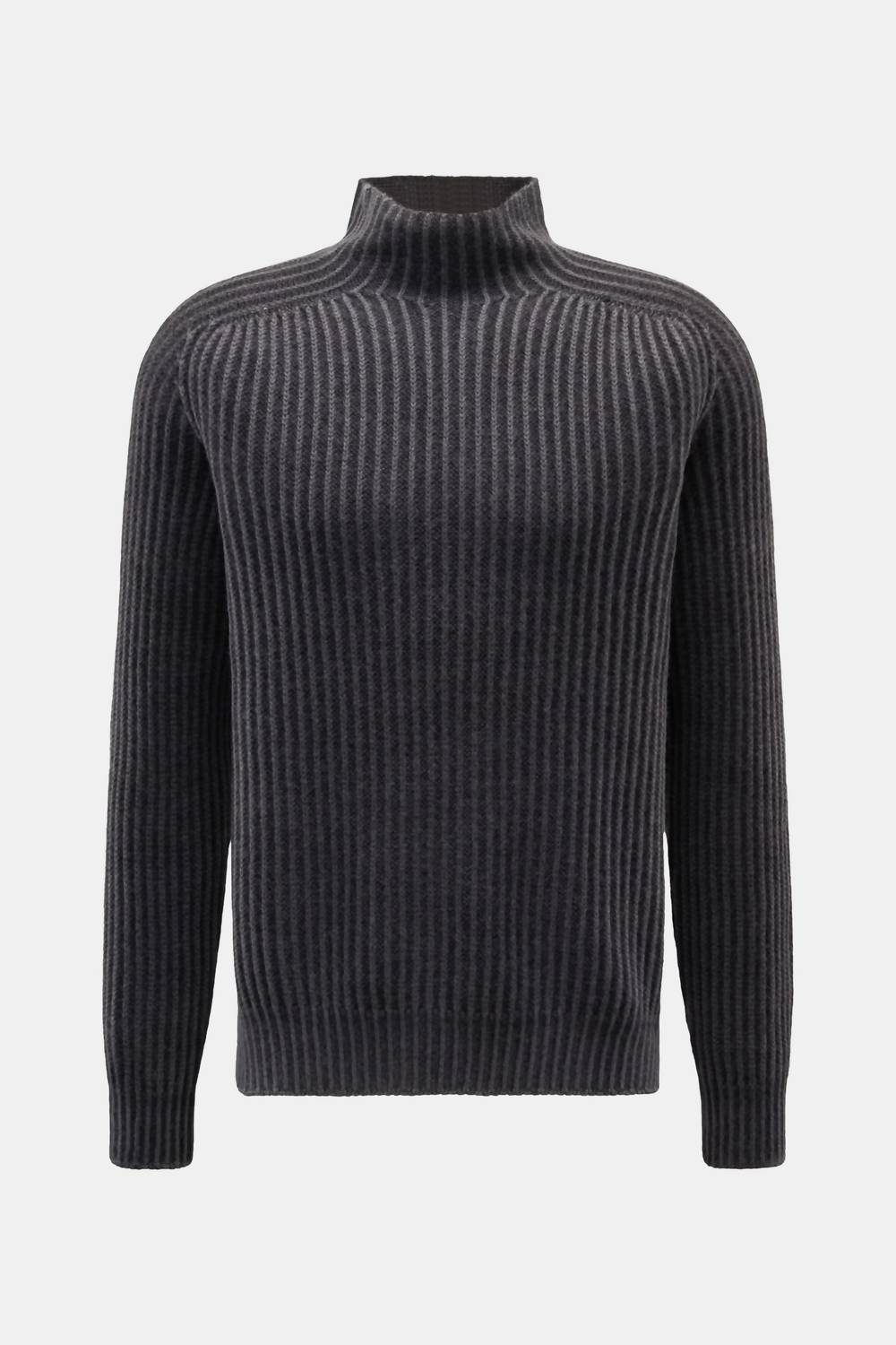 A Trip In A Bag - Men's Foggy Mock Bottleneck Sweater