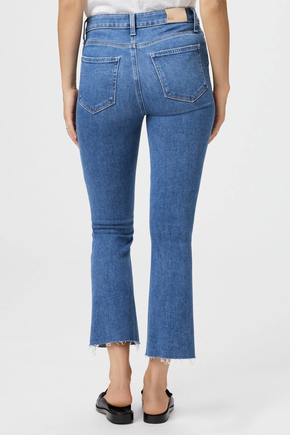 Paige - Colette High-rise Cropped Flare Jeans