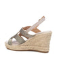 Xti - Women's Jute Wedge Sandals