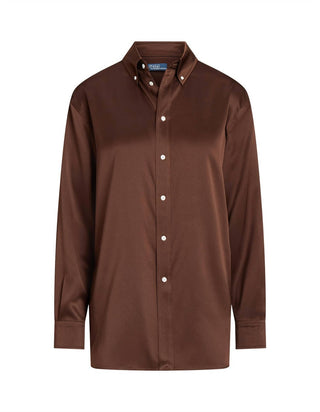 Polo Ralph Lauren - Blusa Charmeuse de Seda com Corte Relaxado