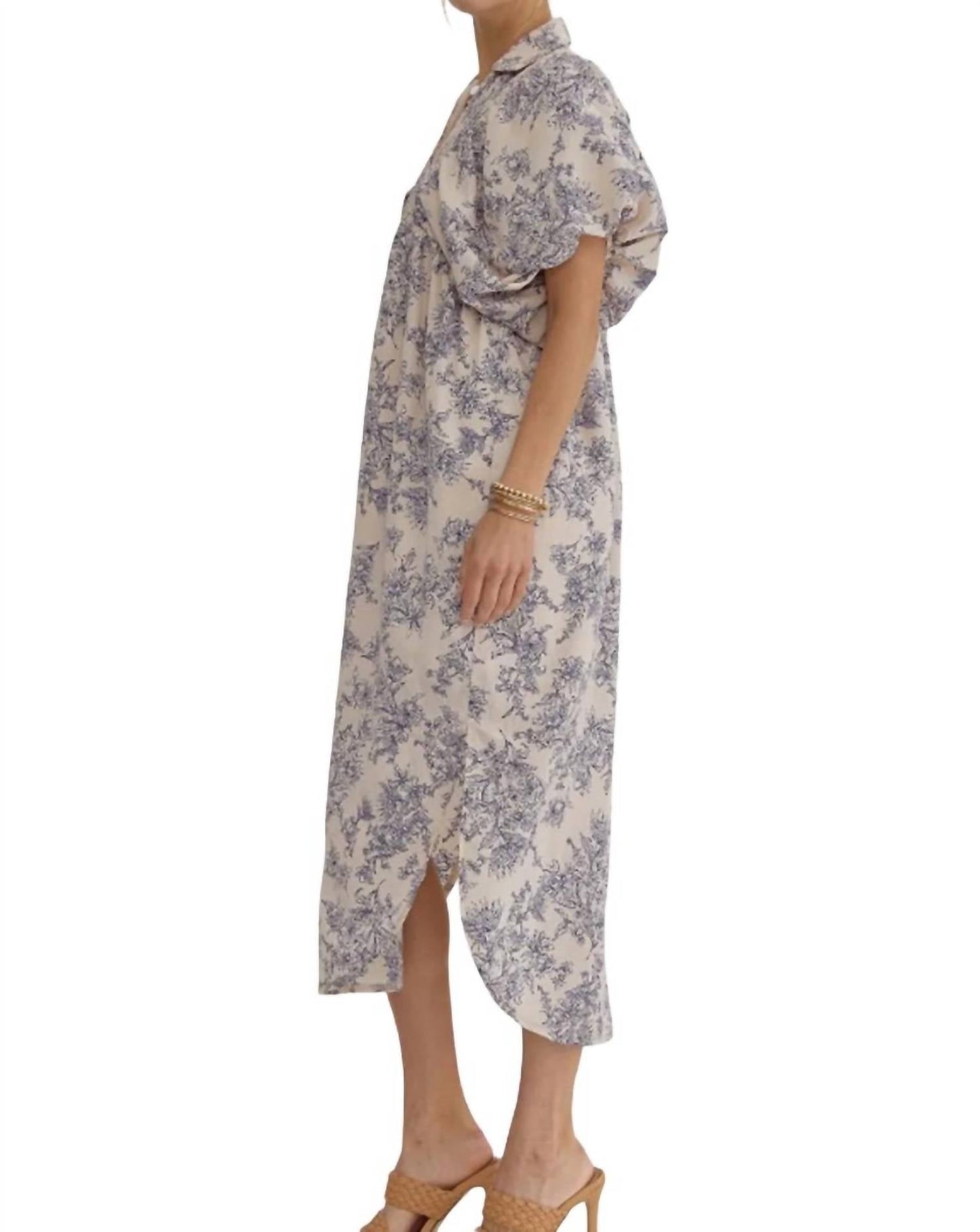 Entro - Toile Midi Dress