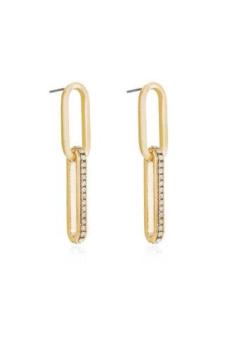 Ettika - Women's Crystal Link Earrings