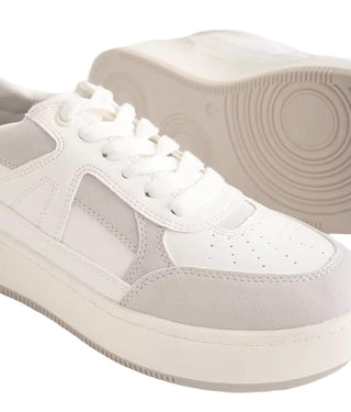 Mia - Dice Lace Up Sneakers